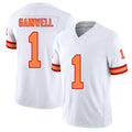 Tampa Bay #1 Gainwell Player Football V Neck Short Sleeve White Jersey Kenny For Men Youth Women Gift