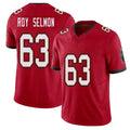 Tampa Bay #63 Roy Selmon Player Football V Neck Short Sleeve Red Jersey Lee For Men Youth Women Gift