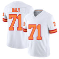 Tampa Bay #71 Daly Player Football V Neck Short Sleeve White Jersey Scott For Men Youth Women Gift