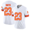 Tampa Bay #23 Smith Player Football V Neck Short Sleeve White Jersey Tykee For Men Youth Women Gift