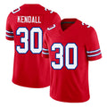 Buffalo #30 Kendall Player Football V Neck Short Sleeve Red Jersey Anthony For Men Youth Women Gift