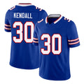 Buffalo #30 Kendall Player Football V Neck Short Sleeve Royal Jersey Anthony For Men Youth Women Gift
