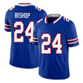 Buffalo #24 Bishop Player Football V Neck Short Sleeve Royal Jersey Cole For Men Youth Women Gift