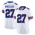 Buffalo #27 Wheeler Player Football V Neck Short Sleeve White Jersey Ian For Men Youth Women Gift