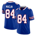 Buffalo #84 Maclin Player Football V Neck Short Sleeve Royal Jersey Ja'Mori For Men Youth Women Gift