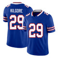Buffalo #29 Kilgore Player Football V Neck Short Sleeve Royal Jersey Jalon For Men Youth Women Gift