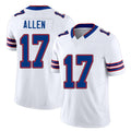 Buffalo #17 Allen Player Football V Neck Short Sleeve White Jersey Josh For Men Youth Women Gift