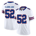 Buffalo #52 Elarms-Orr Player Football V Neck Short Sleeve White Jersey Kaleb For Men Youth Women Gift