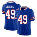 Buffalo #49 Jenkins Player Football V Neck Short Sleeve Royal Jersey Keonta For Men Youth Women Gift