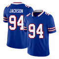 Buffalo #94 Jackson Player Football V Neck Short Sleeve Royal Jersey Landon For Men Youth Women Gift