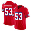 Buffalo #53 Cushenberry III Player Football V Neck Short Sleeve Red Jersey Lloyd For Men Youth Women Gift