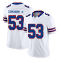 Buffalo #53 Cushenberry III Player Football V Neck Short Sleeve White Jersey Lloyd For Men Youth Women Gift