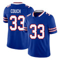 Buffalo #33 Couch Player Football V Neck Short Sleeve Royal Jersey Te'Cory For Men Youth Women Gift