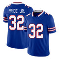 Buffalo #32 Pride Jr. Player Football V Neck Short Sleeve Royal Jersey Toriano For Men Youth Women Gift