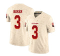 Arizona #3 Budda Player Football V Neck Short Sleeve Natural Rivalries Jersey Baker For Men Youth Women Gift