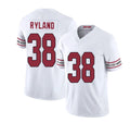 Arizona #38 Chad Player Football V Neck Short Sleeve White Jersey Ryland For Men Youth Women Gift
