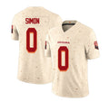 Arizona #0 Cody Player Football V Neck Short Sleeve Natural Rivalries Jersey Simon For Men Youth Women Gift