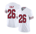 Arizona #26 Elijah Player Football V Neck Short Sleeve White Jersey Culp For Men Youth Women Gift