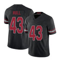 Arizona #43 Evan Player Football V Neck Short Sleeve Black Jersey Hull For Men Youth Women Gift