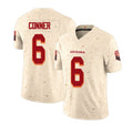Arizona #6 James Player Football V Neck Short Sleeve Natural Rivalries Jersey Conner For Men Youth Women Gift