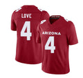 Arizona #4 Jeremiyah Player Football V Neck Short Sleeve Red Jersey Love For Men Youth Women Gift