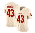 Arizona #43 Karson Player Football V Neck Short Sleeve Natural Rivalries Jersey Sharar For Men Youth Women Gift