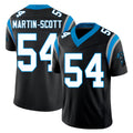 Carolina #54 Martin-Scott Player Football V Neck Short Sleeve Black Jersey Bam For Men Youth Women Gift