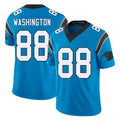 Carolina #88 Washington Player Football V Neck Short Sleeve Blue Jersey Casey For Men Youth Women Gift