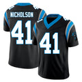 Carolina #41 Nicholson Player Football V Neck Short Sleeve Black Jersey DeCarlos For Men Youth Women Gift