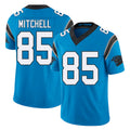 Carolina #85 Mitchell Player Football V Neck Short Sleeve Blue Jersey James For Men Youth Women Gift