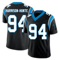 Carolina #94 Harrison-Hunte Player Football V Neck Short Sleeve Black Jersey Jared For Men Youth Women Gift