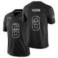 Carolina #8 Horn Player Football V Neck Short Sleeve Black Jersey Jaycee For Men Youth Women Gift