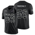 Carolina #59 Kuechly Player Football V Neck Short Sleeve Black Jersey Luke For Men Youth Women Gift