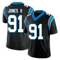 Carolina #91 Jones II Player Football V Neck Short Sleeve Black Jersey Patrick For Men Youth Women Gift