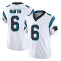 Carolina #6 Martin Player Football V Neck Short Sleeve White Jersey Sam For Men Youth Women Gift