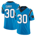 Carolina #30 Curry Football V Neck Short Sleeve Blue Jersey Stephen For Men Youth Women Gift