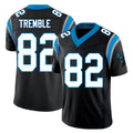 Carolina #82 Tremble Player Football V Neck Short Sleeve Black Jersey Tommy For Men Youth Women Gift