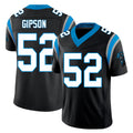 Carolina #52 Gipson Player Football V Neck Short Sleeve Black Jersey Trevis For Men Youth Women Gift