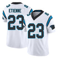 Carolina #23 Etienne Player Football V Neck Short Sleeve White Jersey Trevor For Men Youth Women Gift