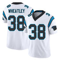 Carolina #38 Wheatley Player Football V Neck Short Sleeve White Jersey Zakee For Men Youth Women Gift