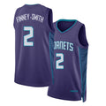 Charlotte #2 Finney-Smith Player Basketball Sleeveless Purple Jersey Dorian For Adult Youth