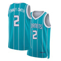 Charlotte #2 Finney-Smith Player Basketball Sleeveless Teal Jersey Dorian For Adult Youth
