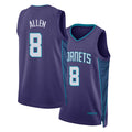 Charlotte #8 Allen Player Basketball Sleeveless Purple Jersey Grayson For Adult Youth