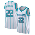 Charlotte #22 Steinbach Player Basketball Sleeveless White Jersey Hannes For Adult Youth