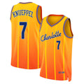 Charlotte #7 Knueppel Player Basketball Sleeveless Yellow Jersey Kon For Adult Youth