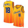 Charlotte #18 Boswell Player Basketball Sleeveless Yellow Jersey Kylan For Adult Youth