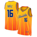 Charlotte #16 Hall Player Basketball Sleeveless Yellow Jersey PJ For Adult Youth