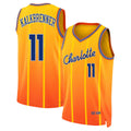 Charlotte #11 Kalkbrenner Player Basketball Sleeveless Yellow Jersey Ryan For Adult Youth