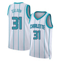 Charlotte #31 Salaun Player Basketball Sleeveless White Jersey Tidjane For Adult Youth