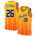 Charlotte #26 Tillman Player Basketball Sleeveless Yellow Jersey Xavier For Adult Youth